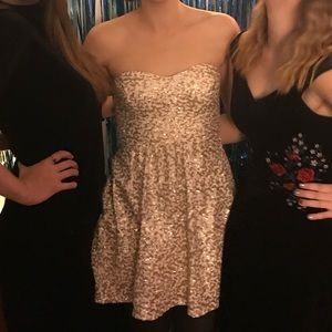 Silver & Gold sequin dress